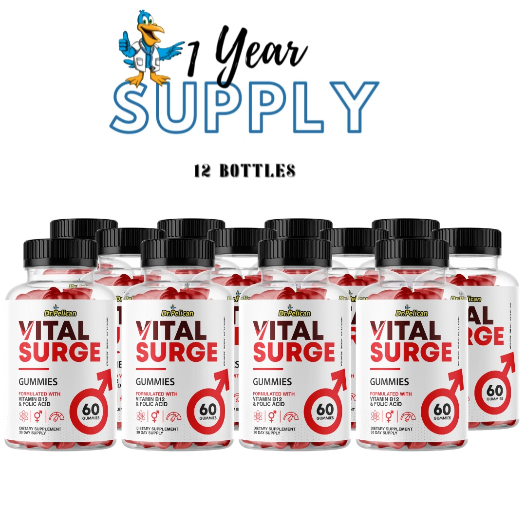 Vital Surge- Keto & Weight Support- 12 Bottles- 720 Gummies