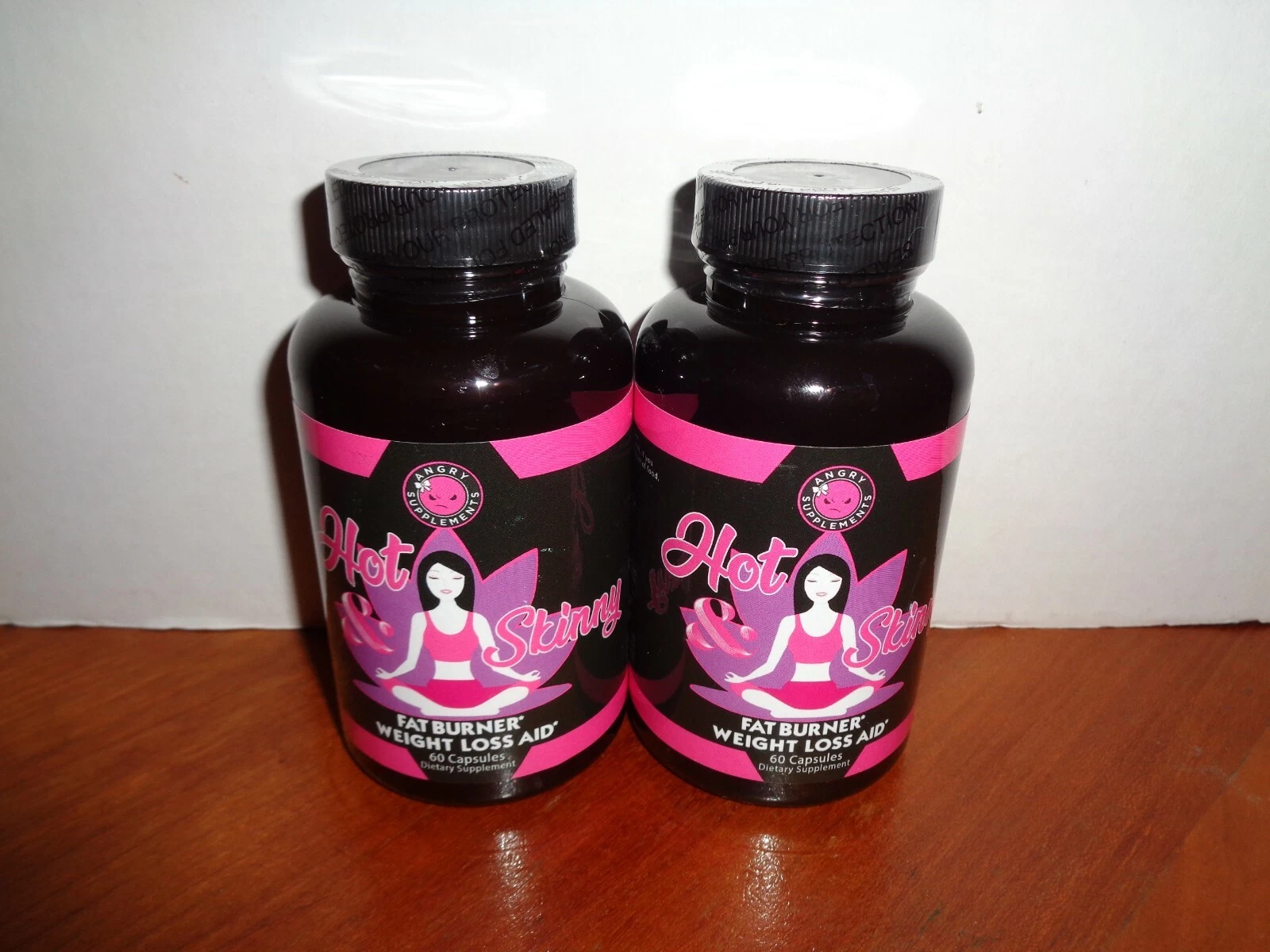 Angry Supplements Hot & Skinny Fat Burner Women's Weight Loss Diet Pills 120 Ct