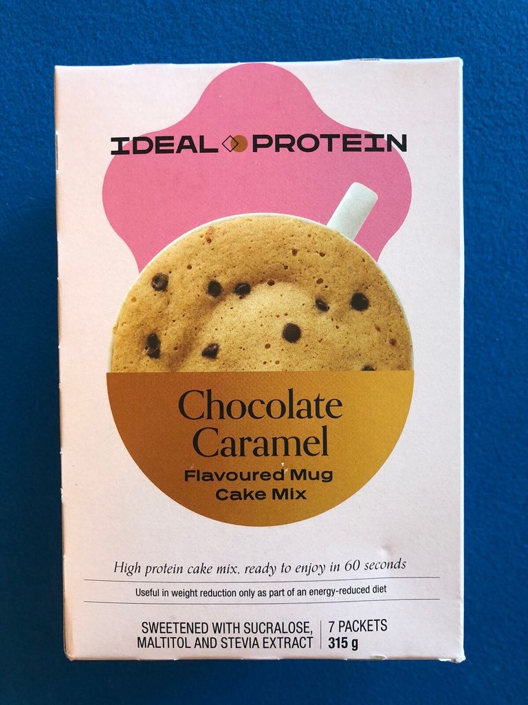 Ideal Protein Chocolate Caramel Mug Cake Mix - 7 Packets EXP 10/31/25 FREE SHIP