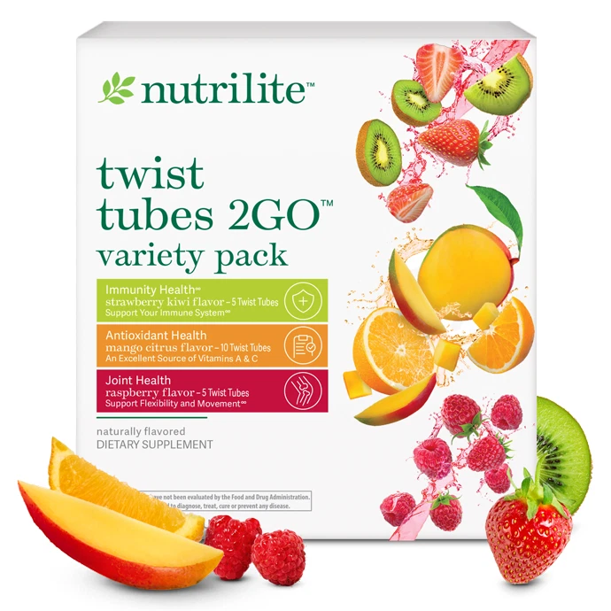 Nutrilite Twist Tubes 2GO – Variety Pack