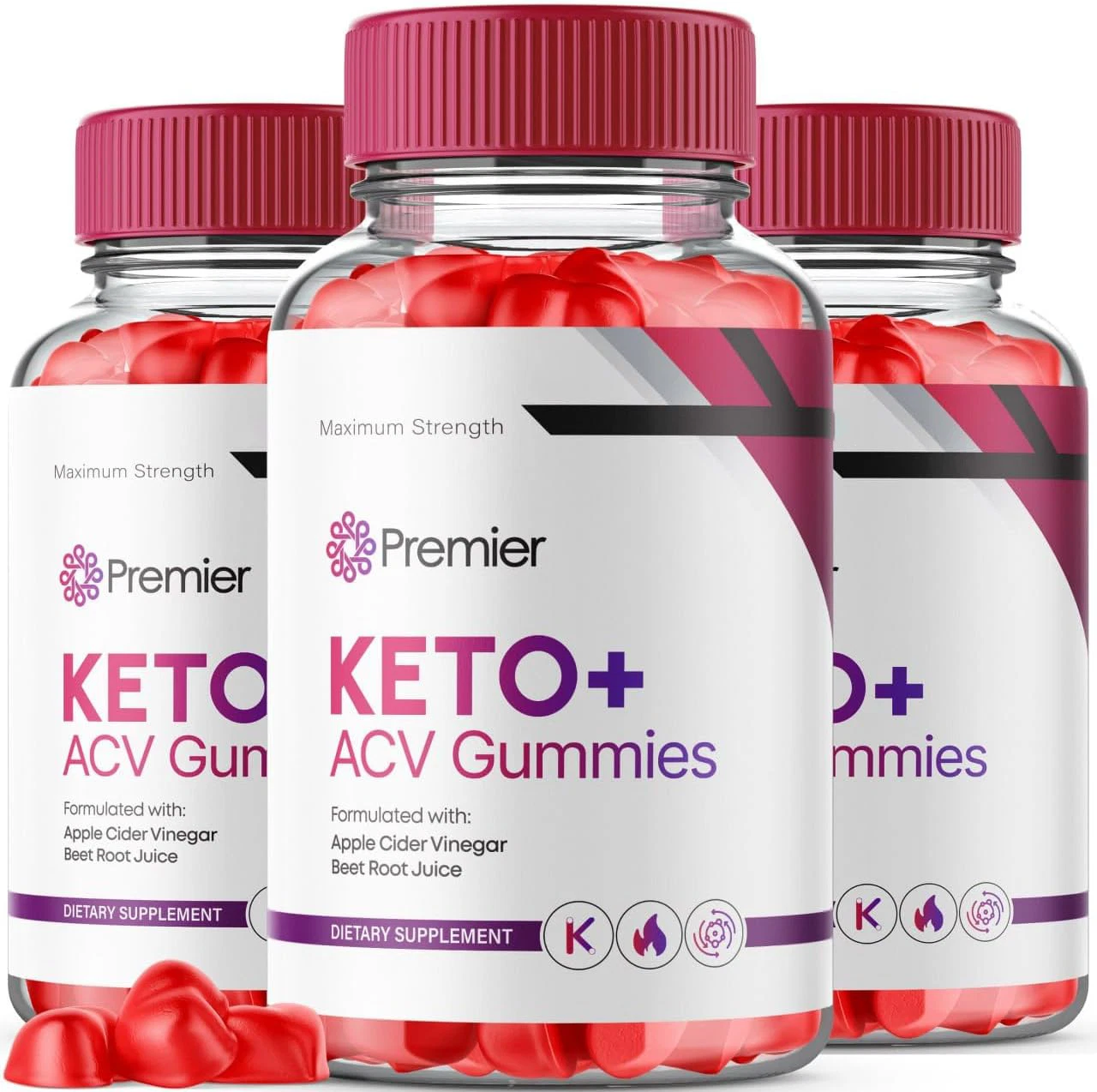 (3 Pack)Premier Keto ACV Gummies, Premier Keto Gummies Weight Loss - 180 Gummies