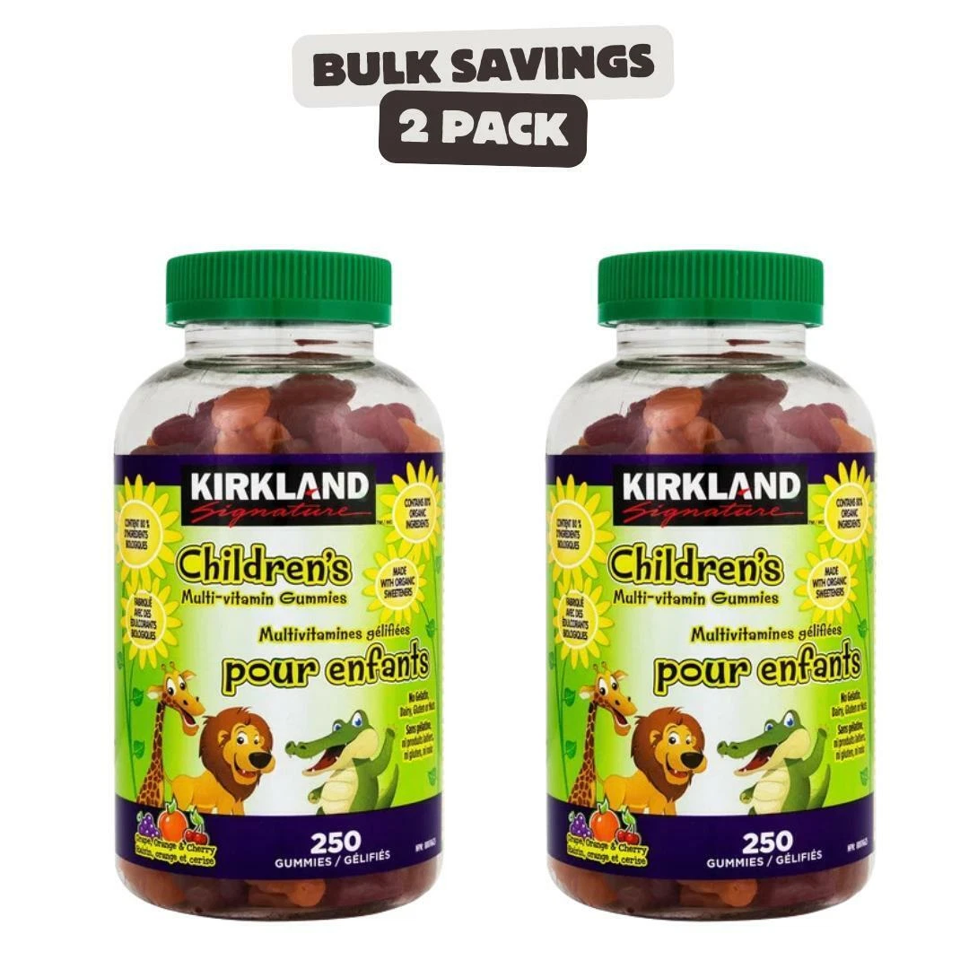 2 x Brand New KS Children's Multi-Vitamin Gummies