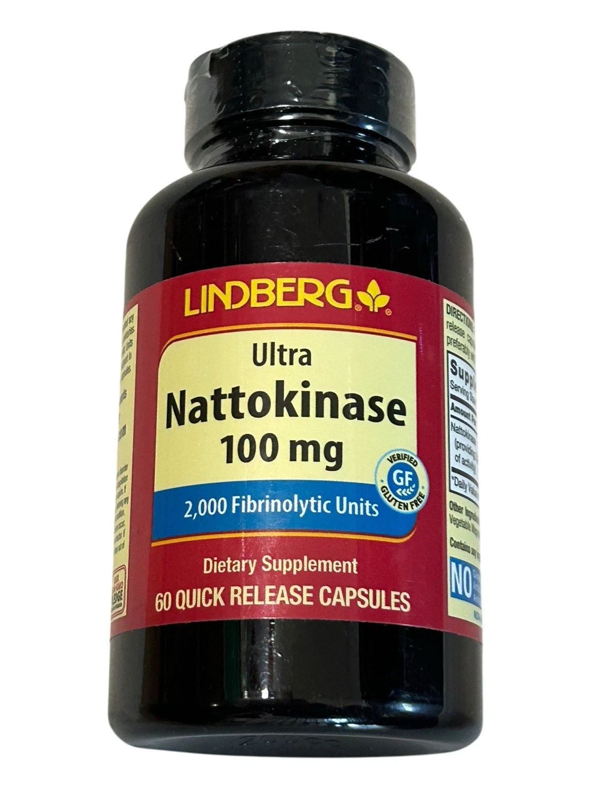 Ultra Nattokinase 100mg - 2000 FU - 60 Quick Release Capsules - Ex: 6/27