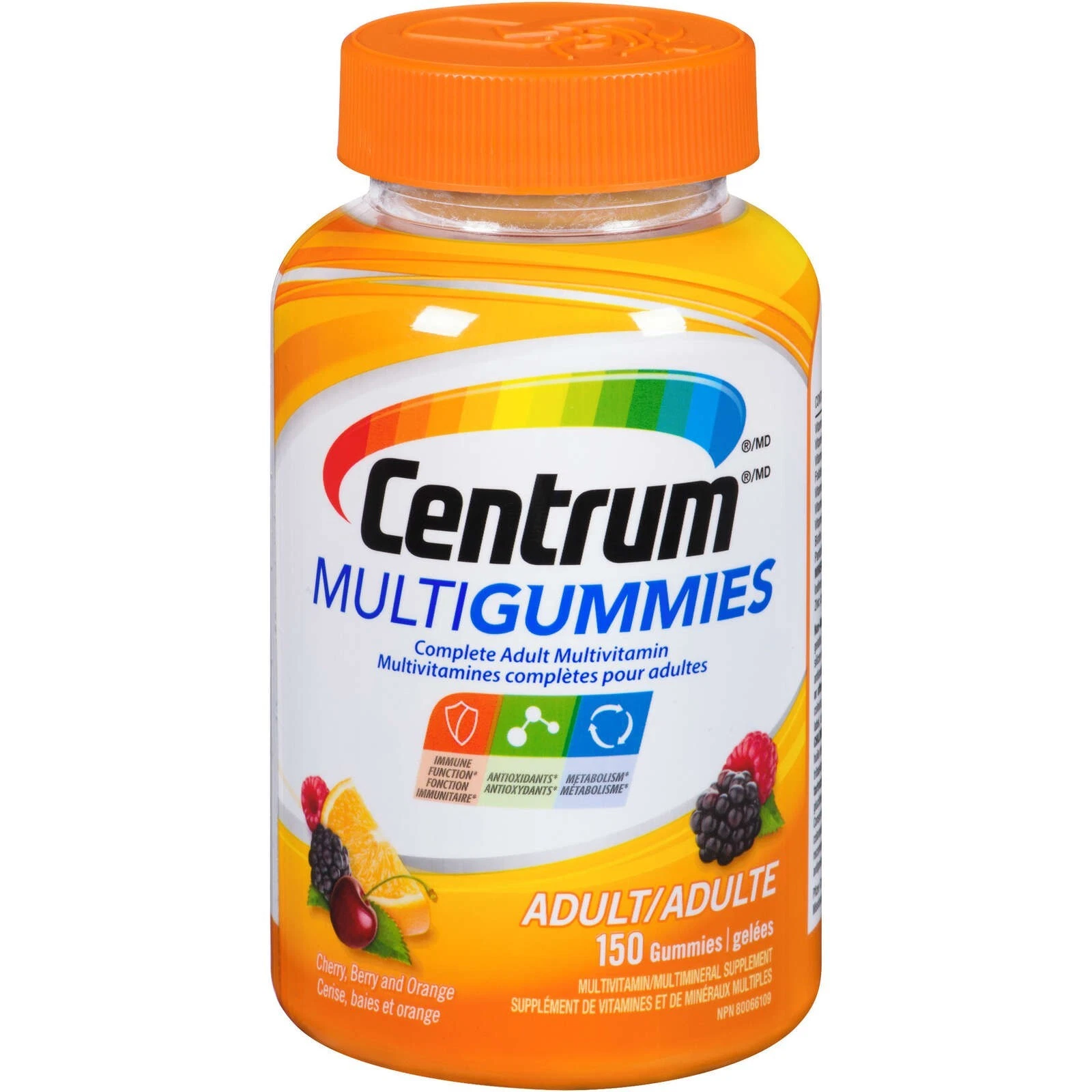 Centrum MultiGummies Adult Multivitamin Supplement Gummies Immune 150 pcs NEW