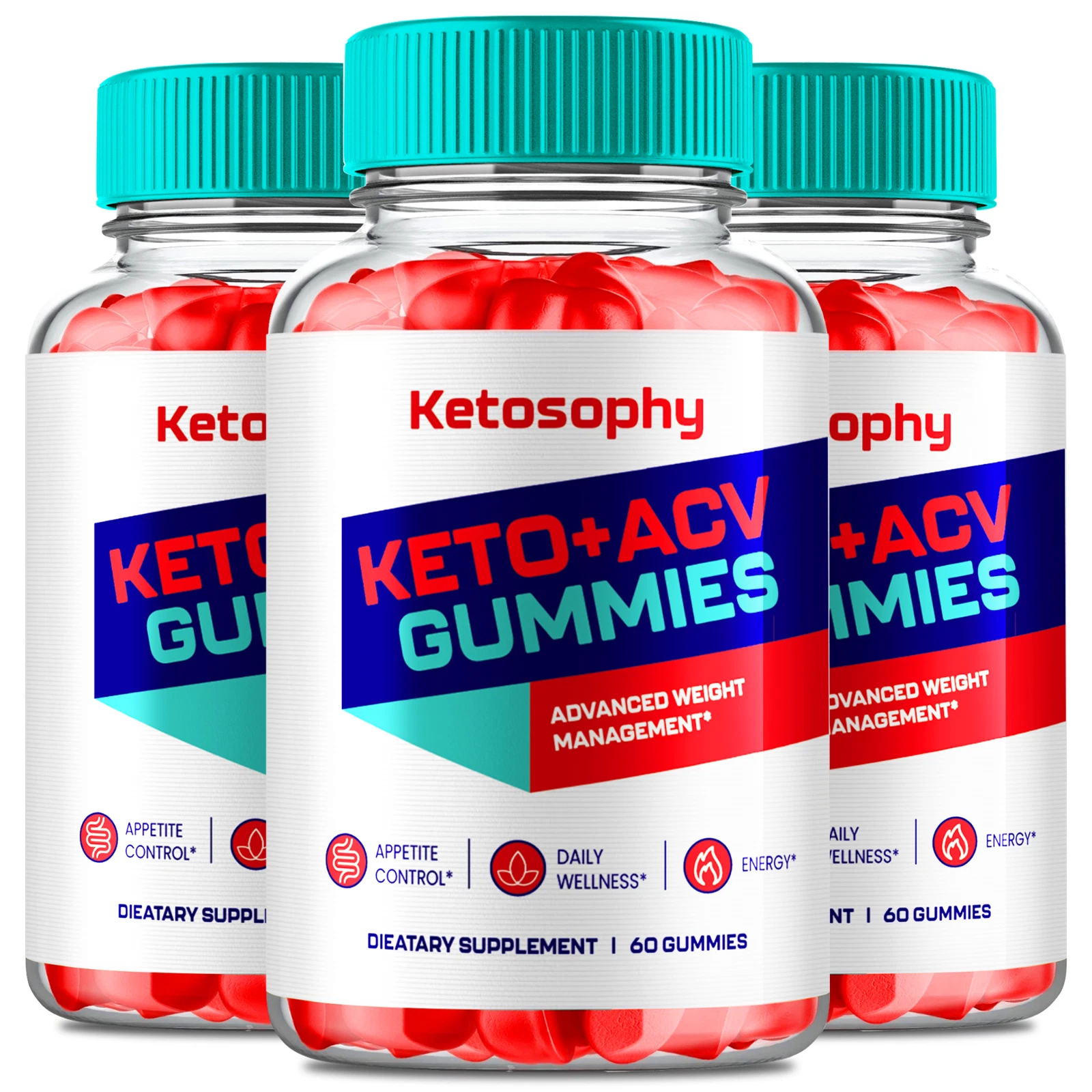 Ketosophy ACV Keto Gummies Official Formula - 3 Pack