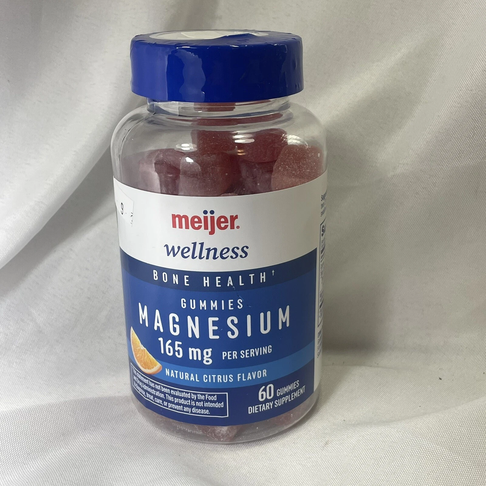 Magnesium Citrate Oxide 165 Mg Gummies 60 Ct Meijer Wellness Vitamin Bone Health