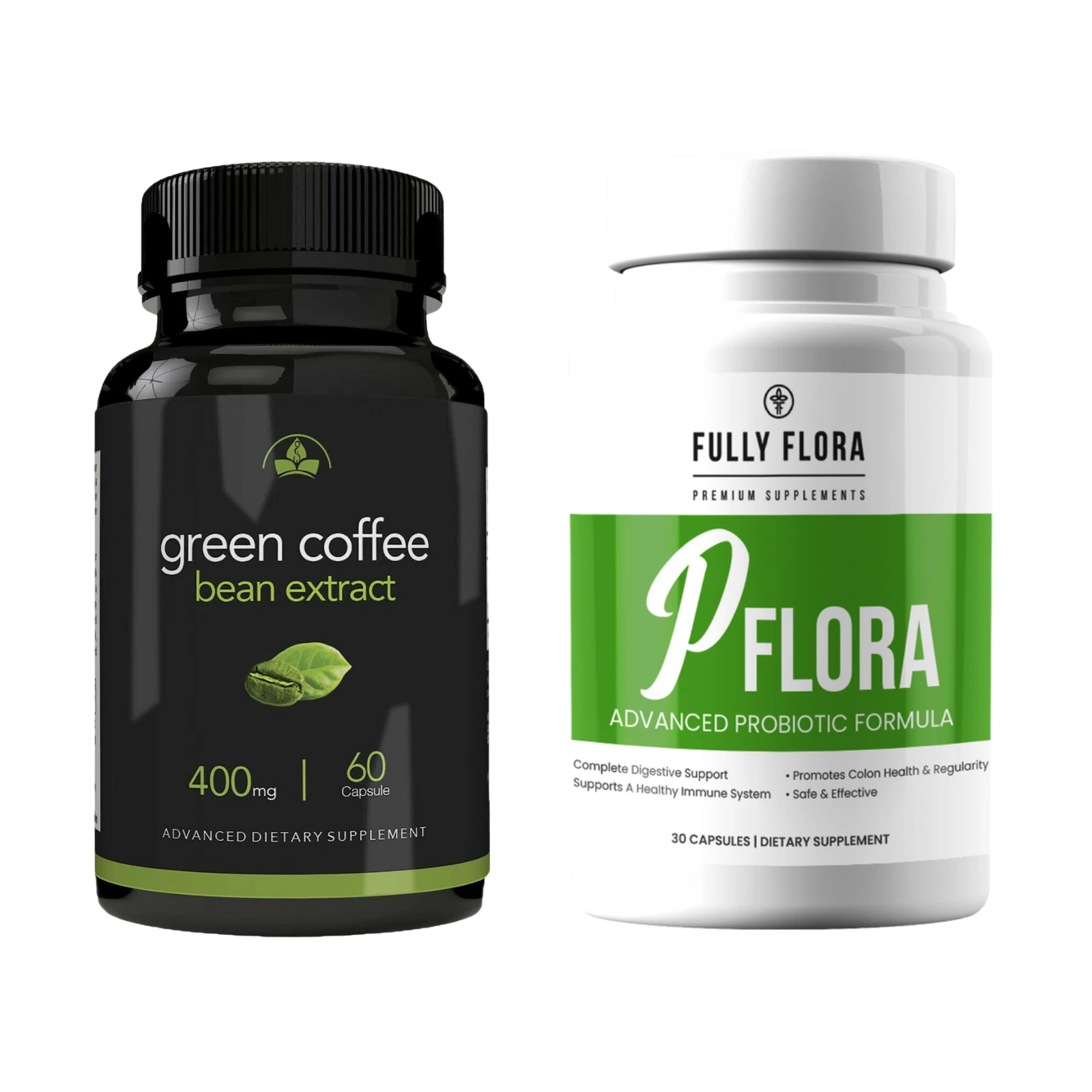 Green Coffee Bean Weight Loss Supplements PFlora Probiotic Support Immune Health