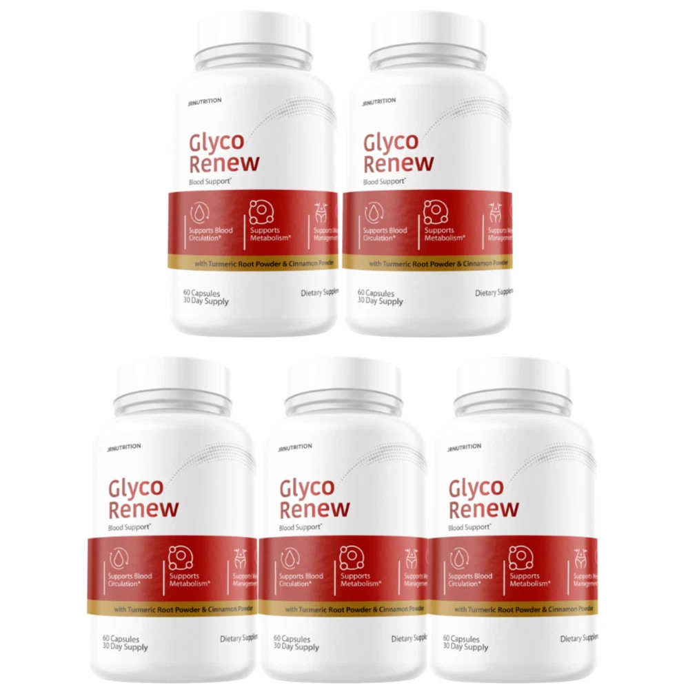 Glyco Renew - Blood Support Dietary Supplement (5 Pack)