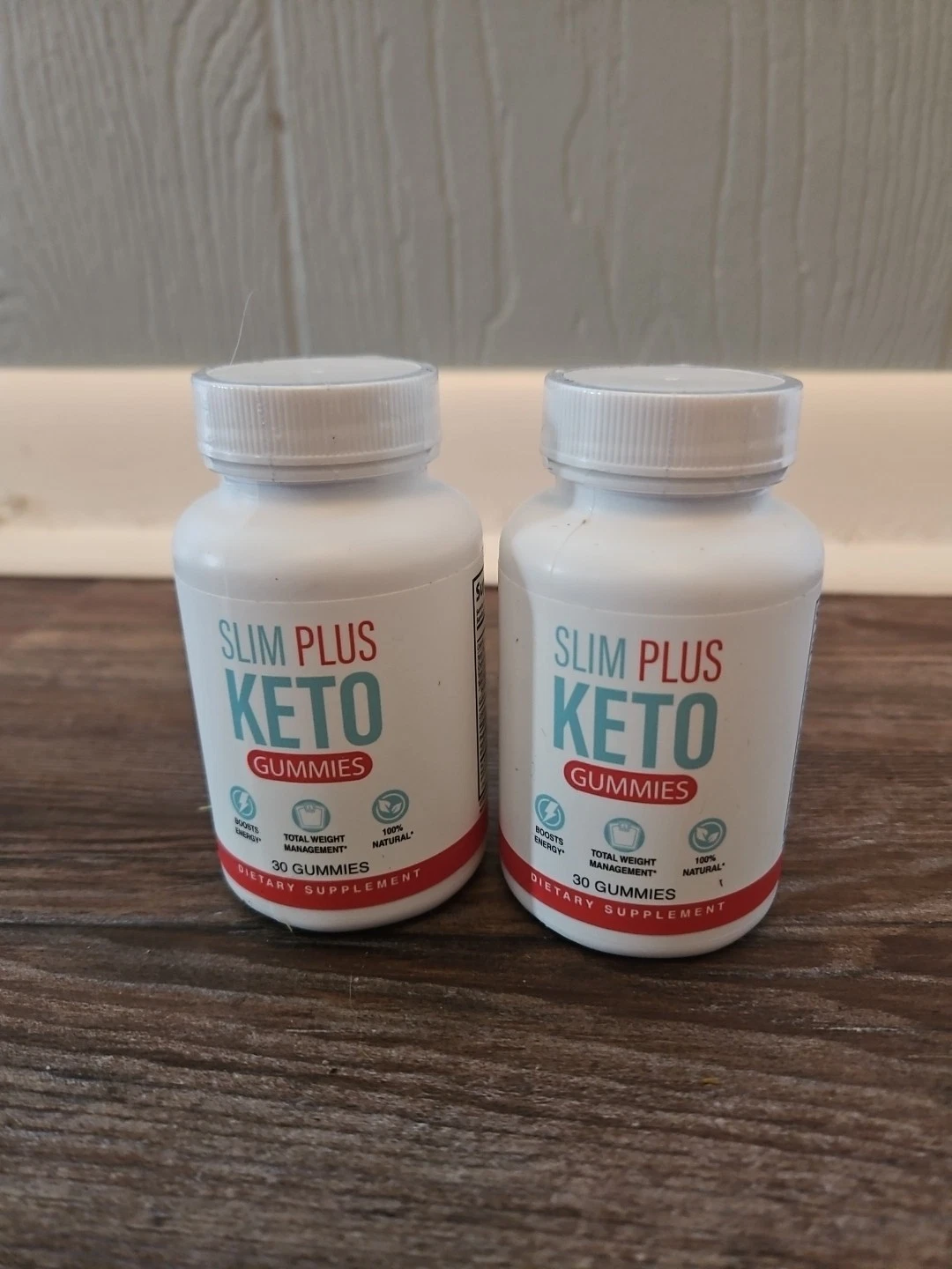 (2 Pack) Slim Plus Keto ACV Gummies Weight Loss - 60 Gummies Total