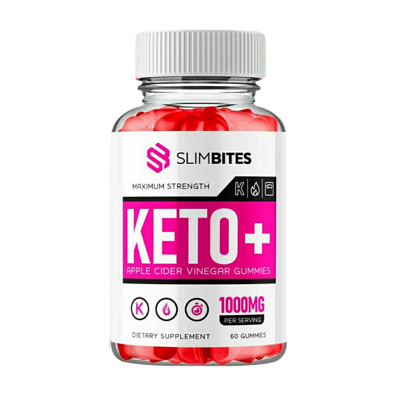 SlimBites Keto ACV Gummies, Slim Bites Gummies Weight Loss-60 Gummies