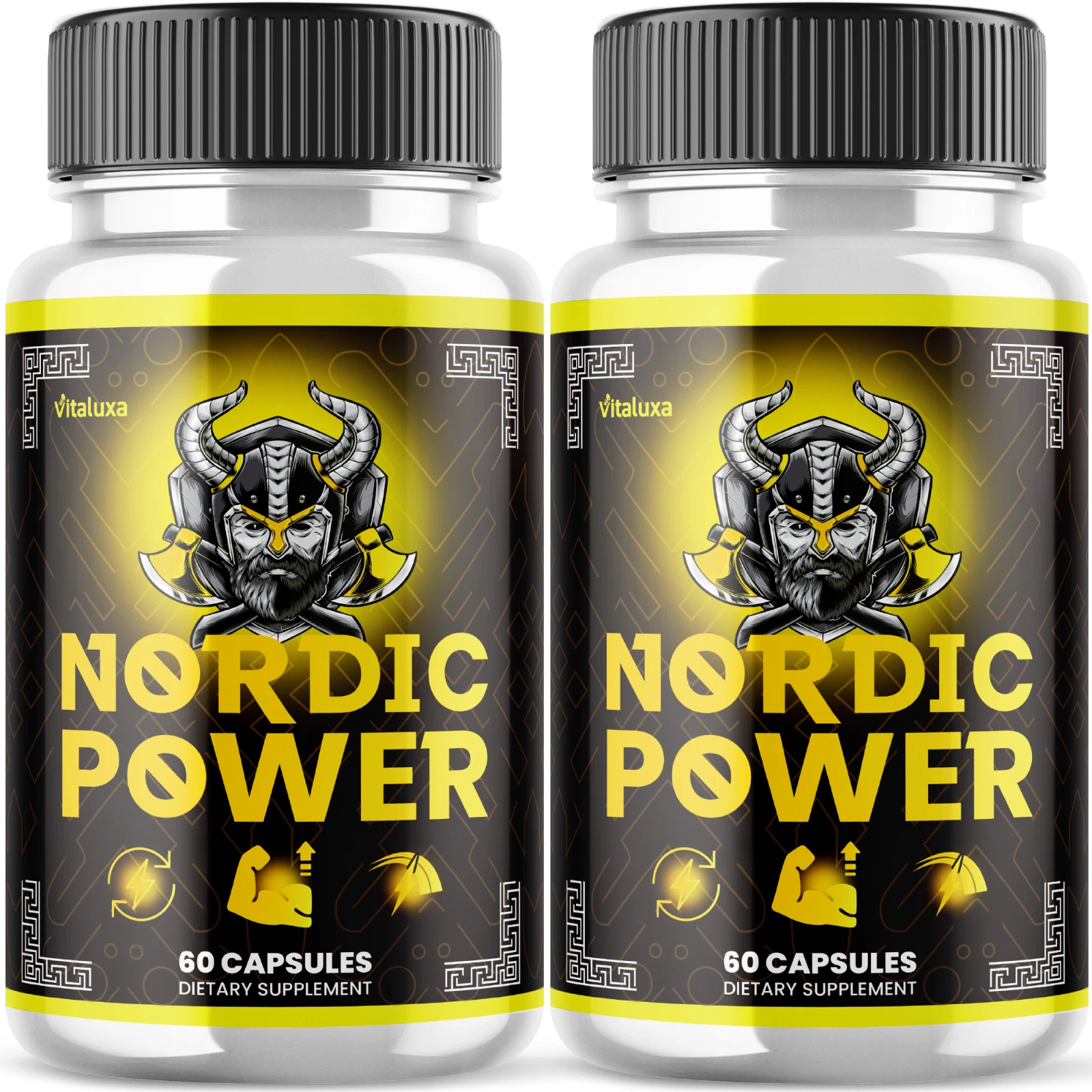 (2 Pack) Nordic Power for Men Advanced Support Formula Supplement (120 Capsules)