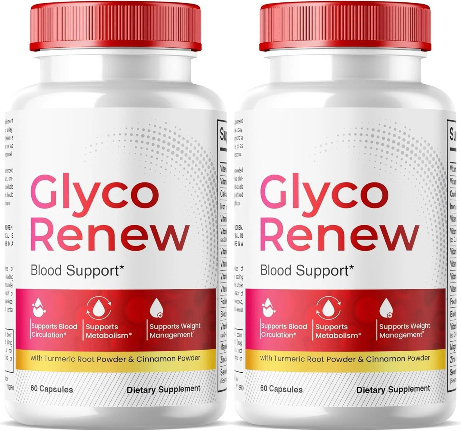 Glyco Renew Supports Blood & Weight Management Supplements (120 Capsules) 2-Pack