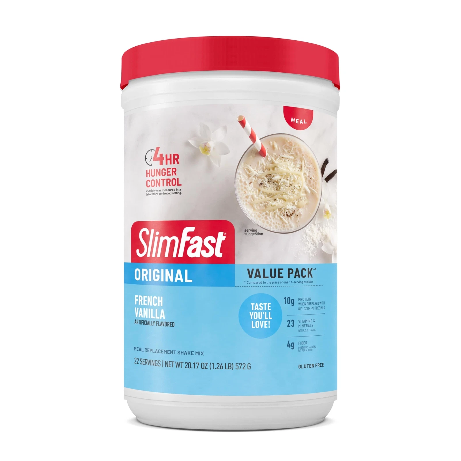 SlimFast Meal Replacement Powder Original French Vanilla Weight Loss Shake Mi...