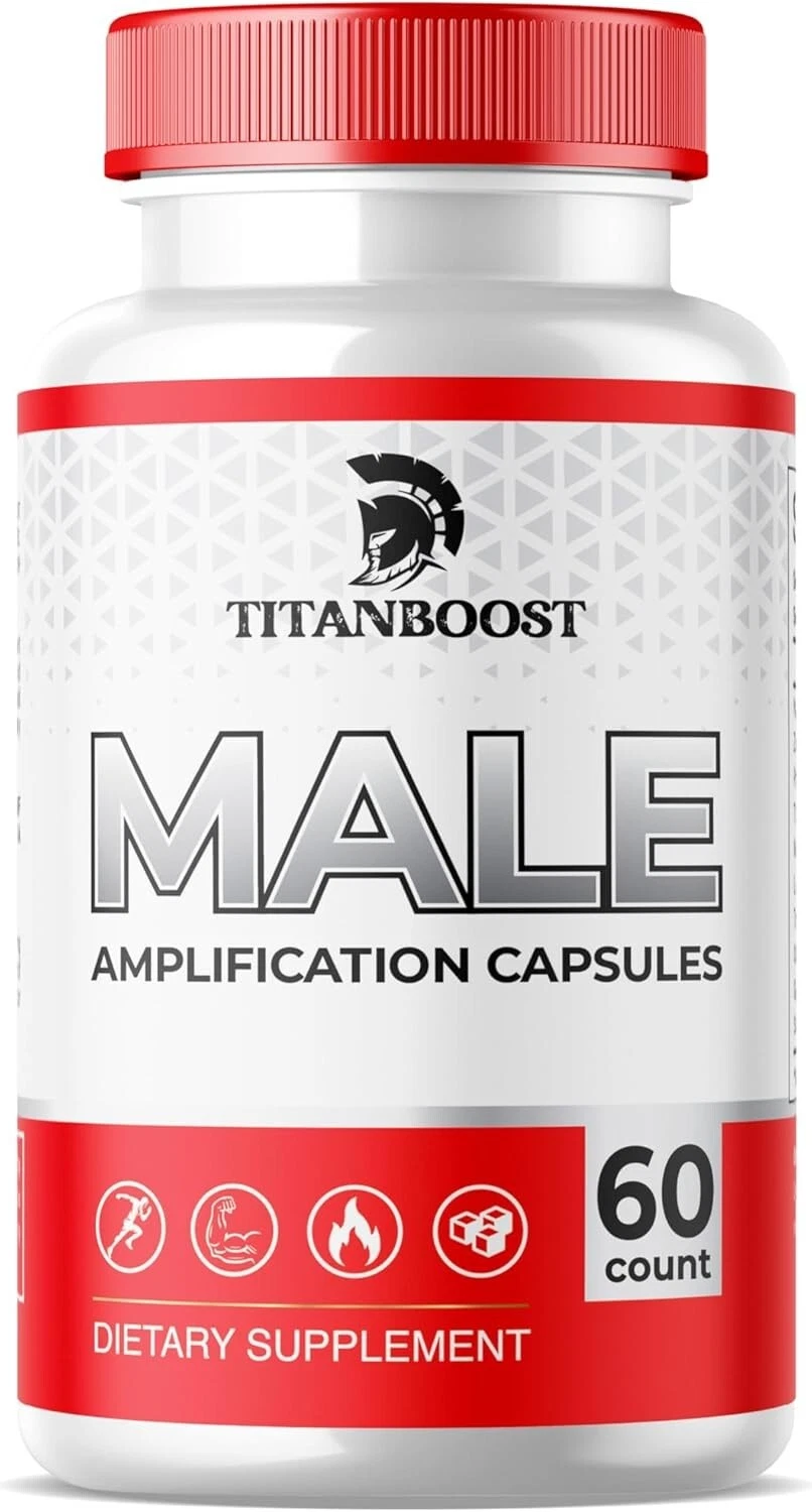 Titan Boost Male Amplification Advanced Formula Dietary Supplement (60 Capsules)