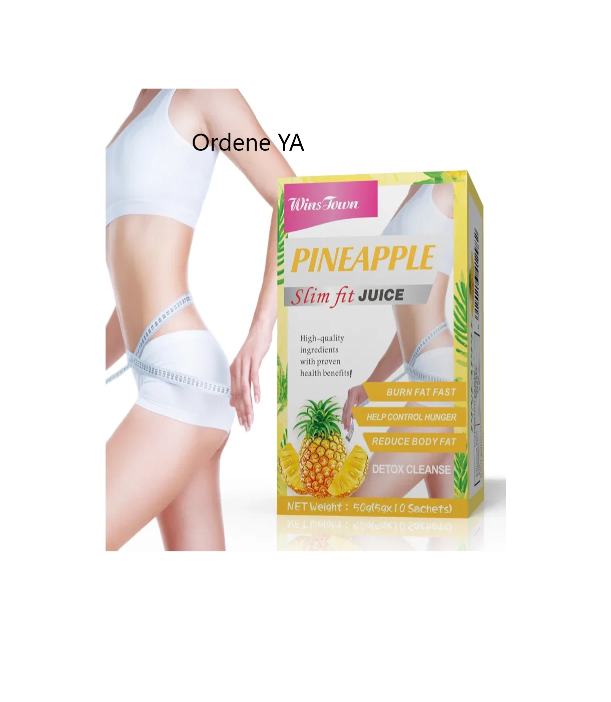 PineApple Slim Fit Juice Detox Cleanse Slimming Burn Fat Fast Weight Loss