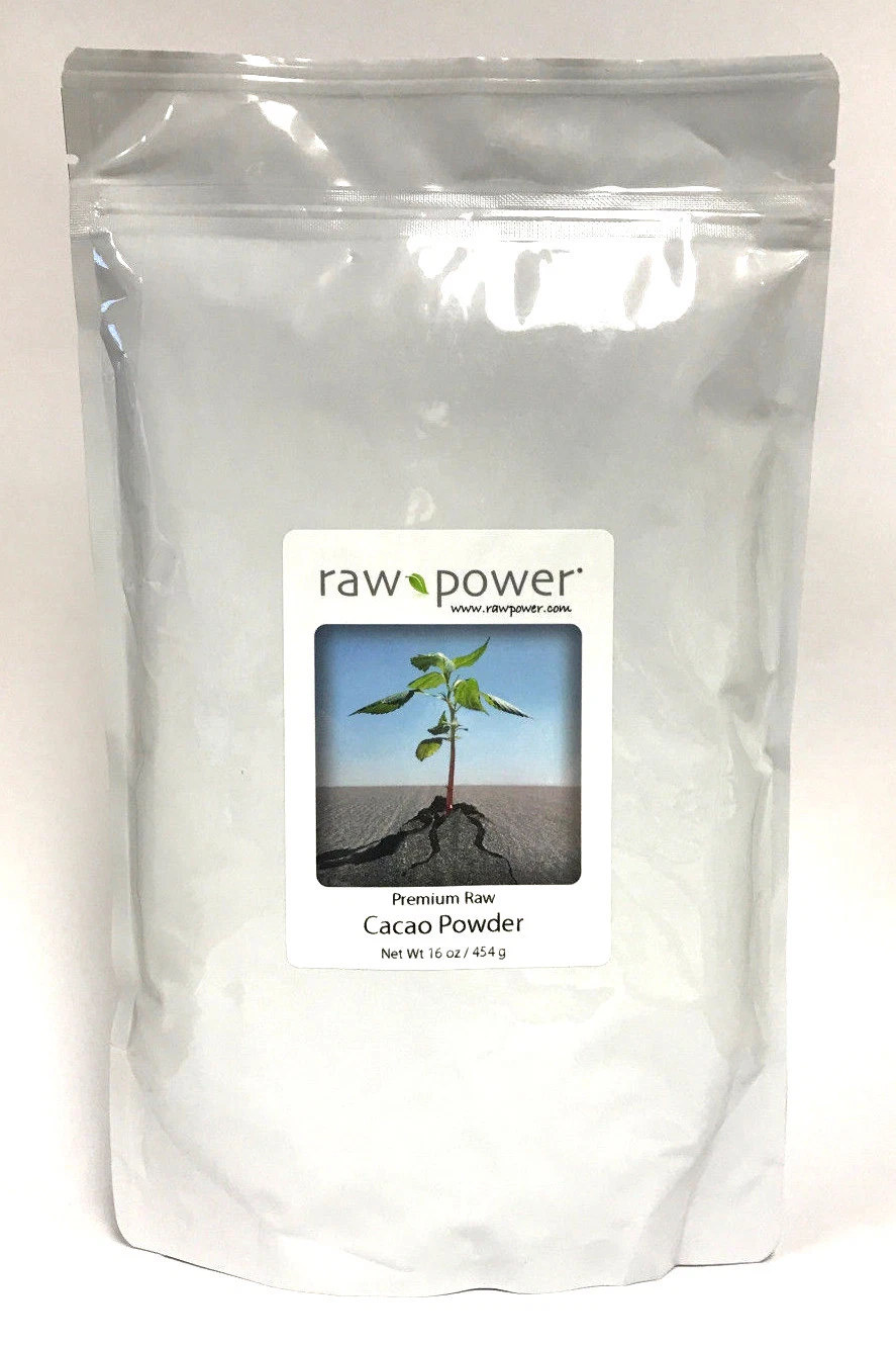Cacao Powder 16 oz, Premium Quality, 100% Raw, Organic, FACTORY SEALED