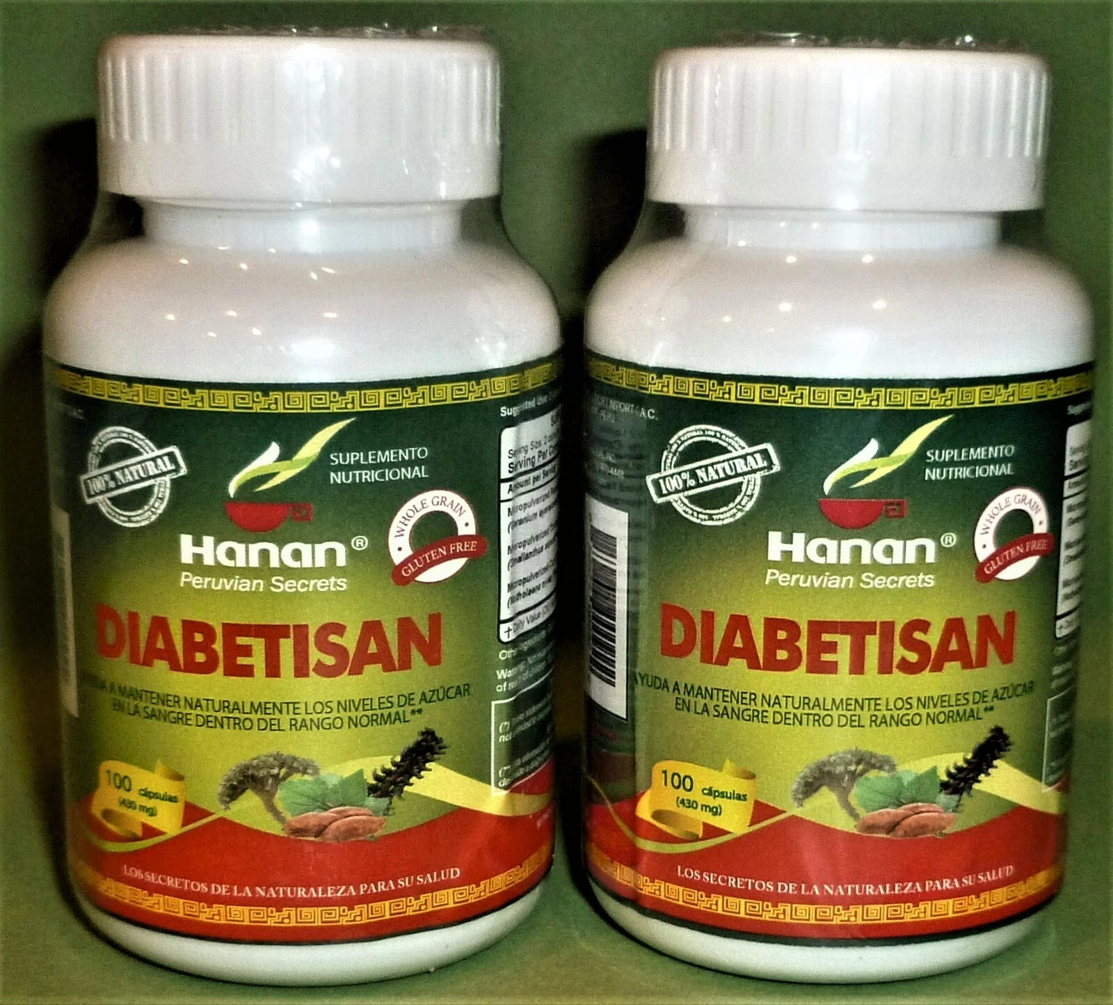 DIABETISAN (SUGAR BALANCE BLEND) 480 MG X 100 CAPSULES (COMBO 2 BOTTLES) (Hanan