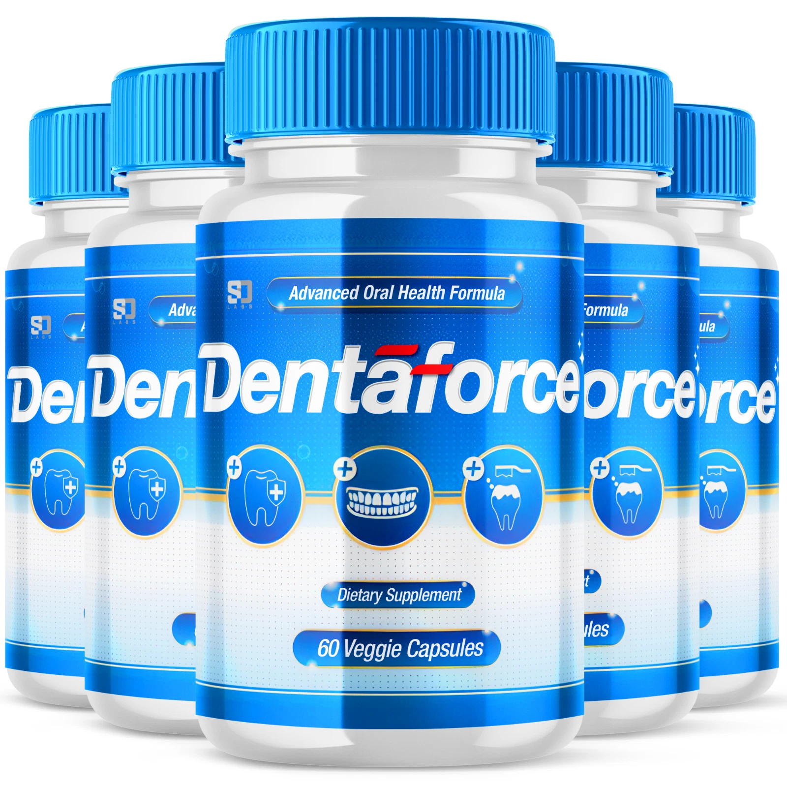 Dentaforce Advanced Oral Health Formula Supports Teeth & Gum Health (5 Pack)
