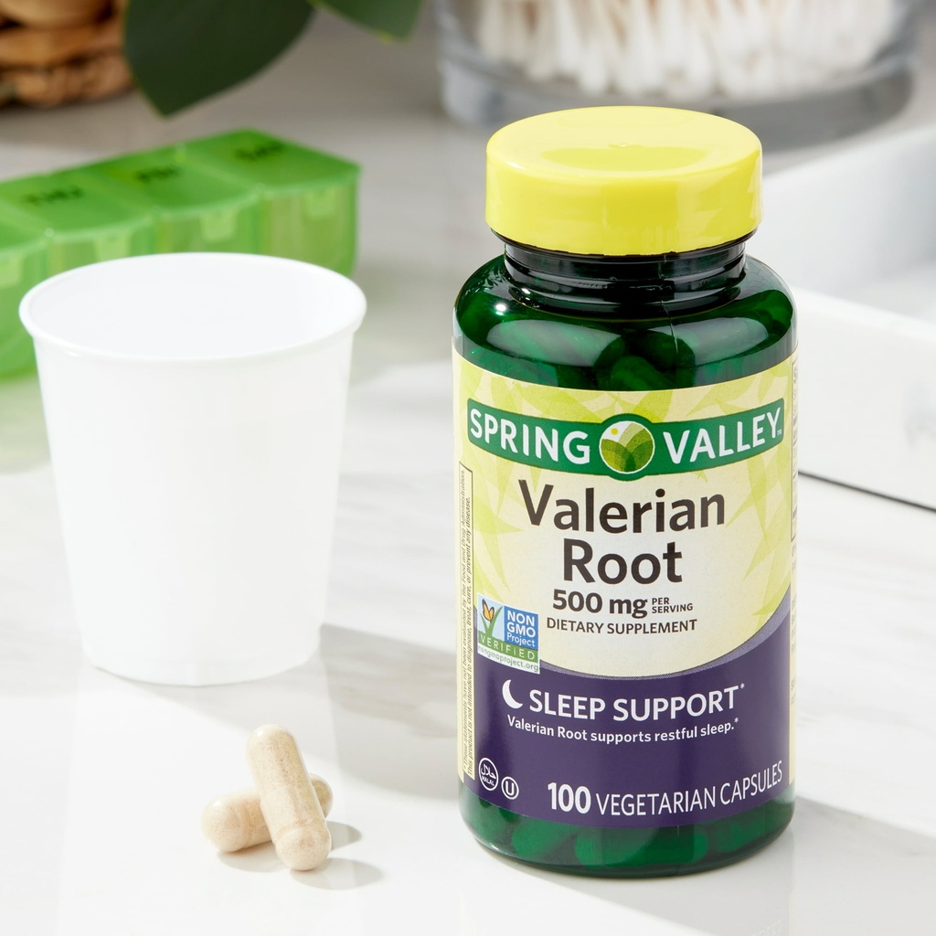 Spring Valley Valerian Root Capsules, 500 mg, 100 Count FREE SHIPPING.