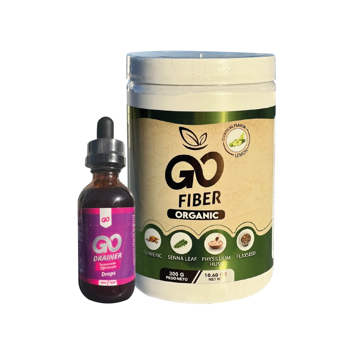 Kit Go Fiber 300 gr + Go Drainer 60 ML
