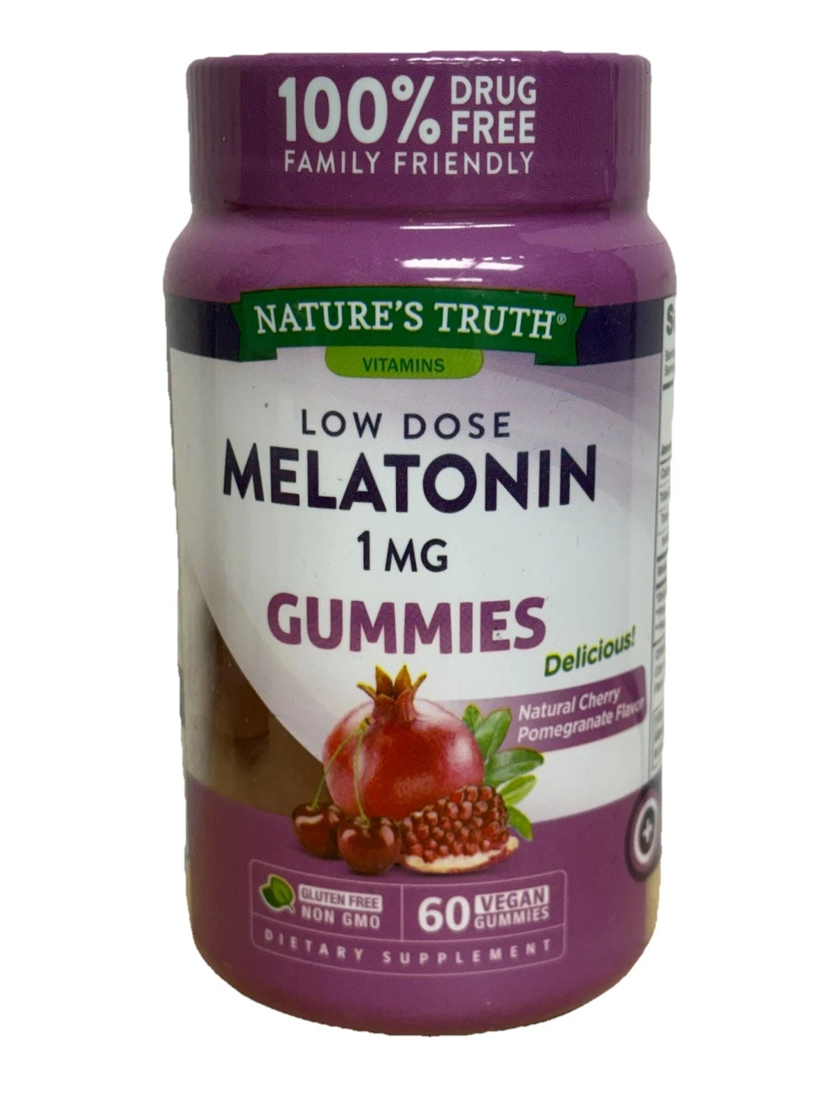 Nature's Truth Melatonin 1 Mg Gummies - 60 Vegan Gummies
