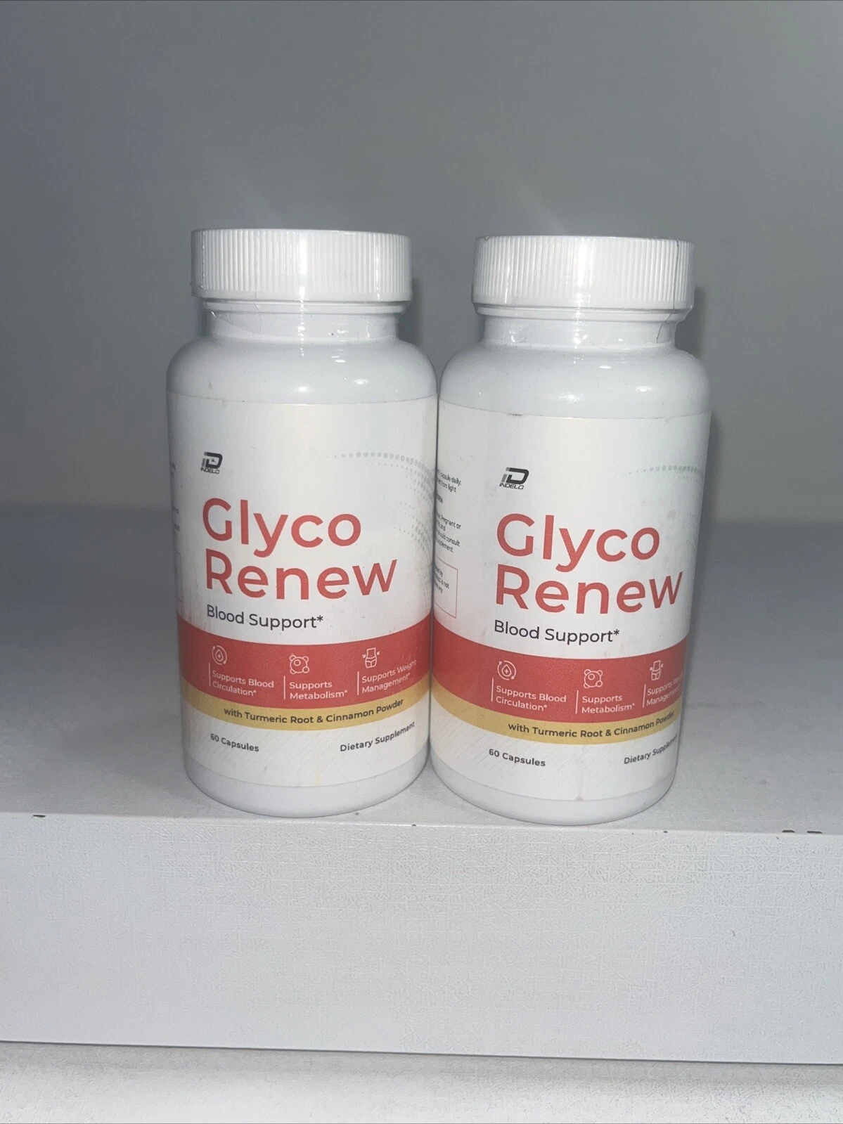 2 Sealed Glyco Renew Blood Support Supplement 60 Caps Each