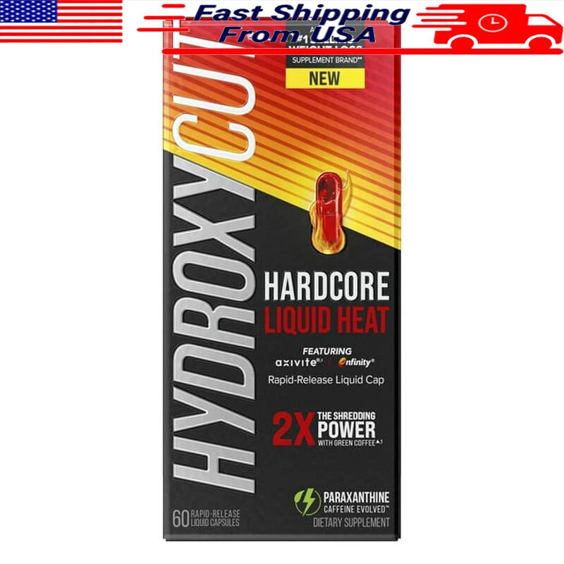 Thermogenic Weight Loss Supplement Liquid Capsules 60 Ct Fast Release Formula US