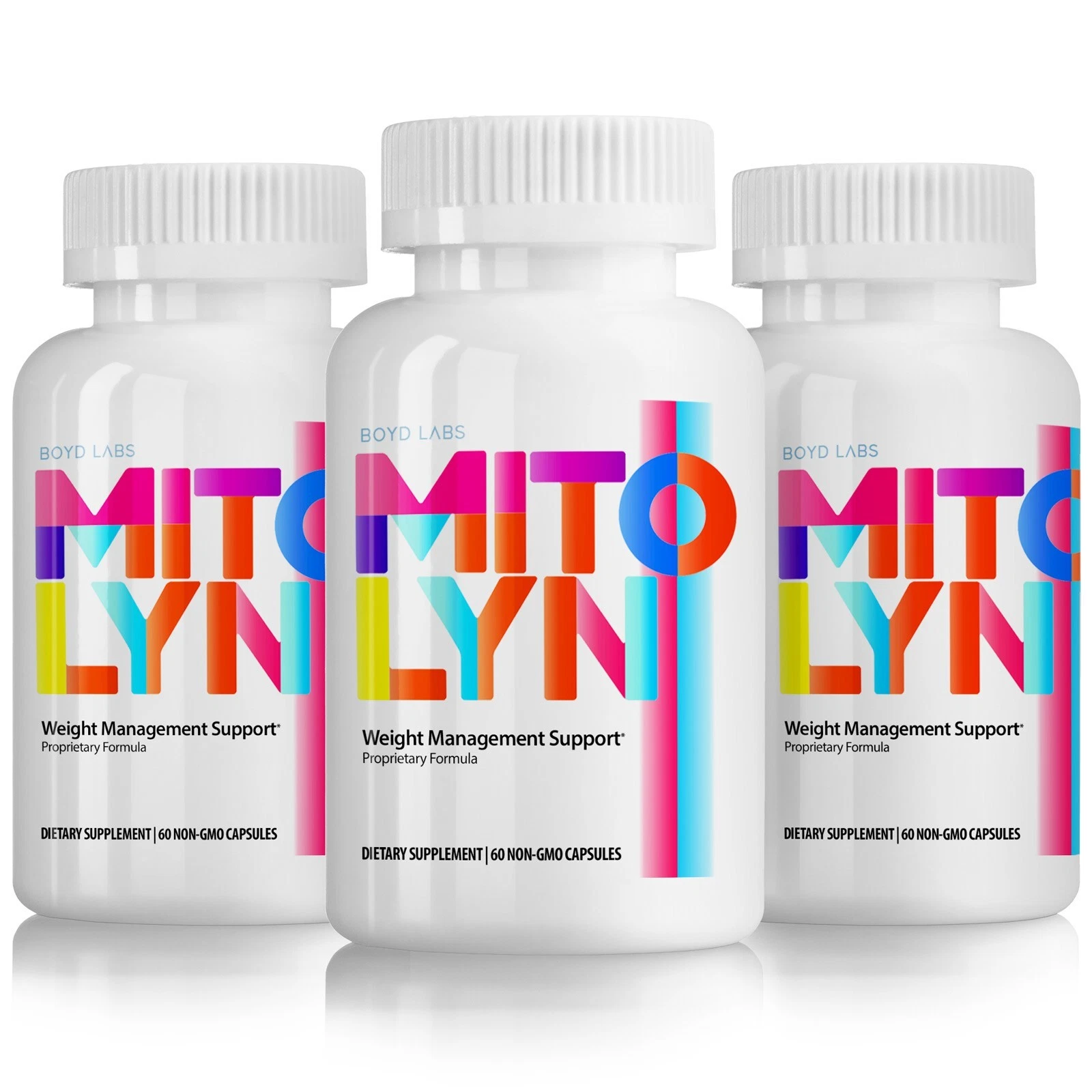3-Pack Mitolyn Capsules, Advanced Weight Loss Support Supplement - 180 Capsules