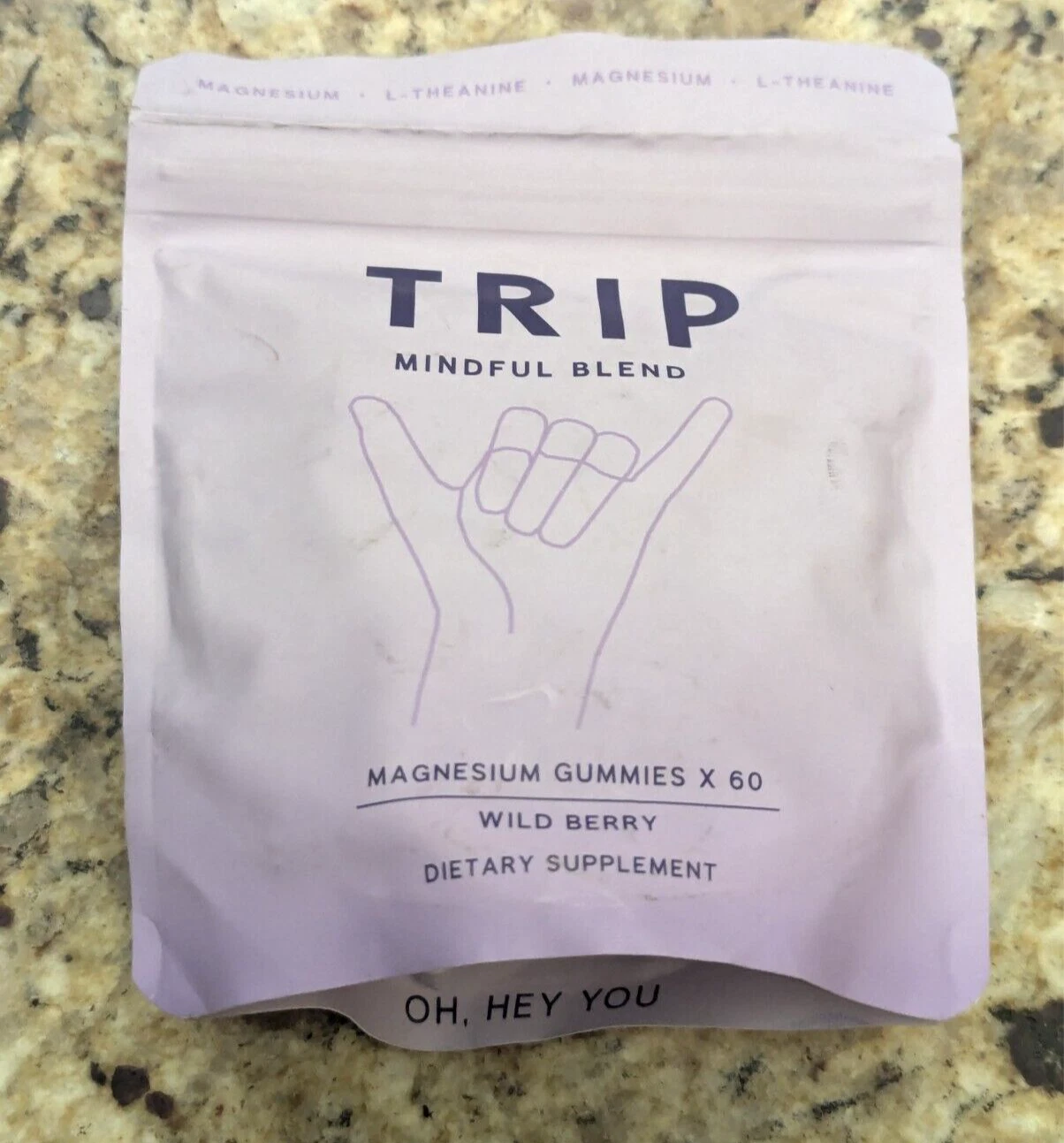Trip Mindful Blend Magnesium Gummies Wild Berry 60 count exp: 03/2026