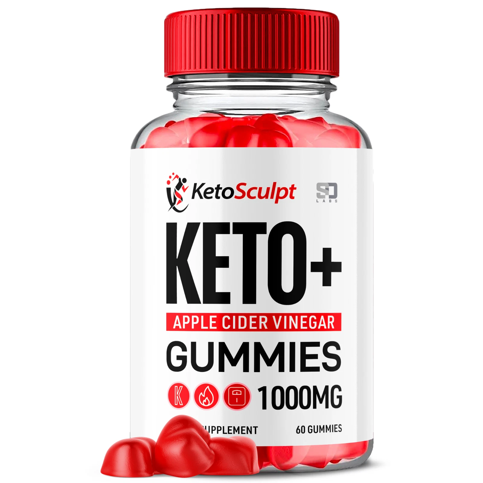 Keto Sculpt Gummies - Keto Sculpt ACV Gummies For Balanced Lifestyle - 60 Gums