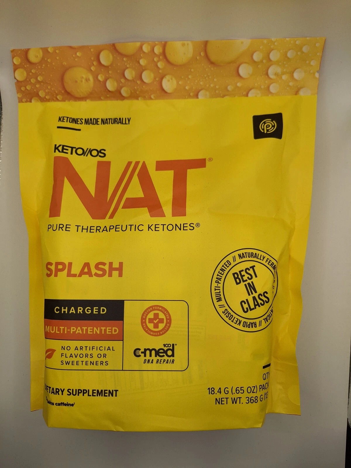 PRUVIT KETO Ketones. Splash Flavor. Charged ! FREE SHIPPING !