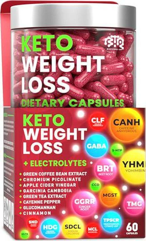 Keto Weight Loss Diet Pills, Natural Appetite Suppressant, Fat Burner for Women