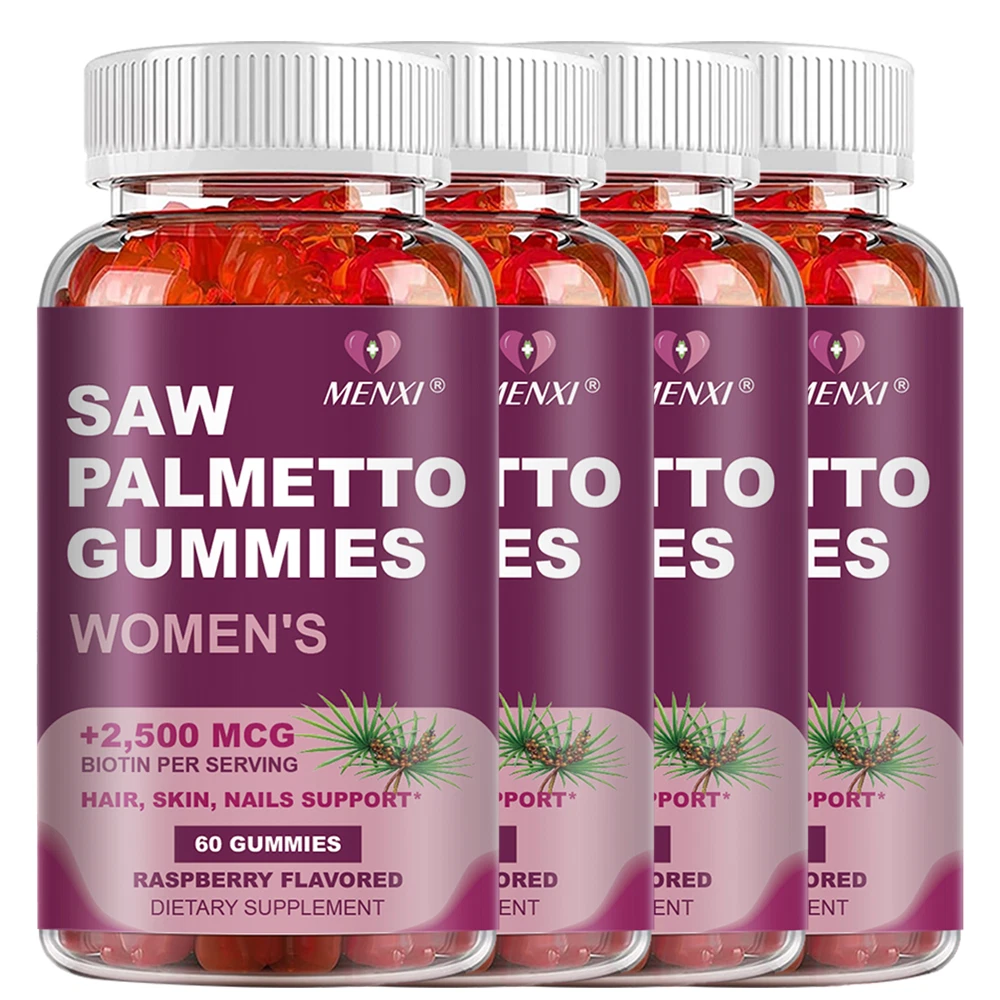 Saw Palmetto Gummies Standardized | Prostate Support & Hair Growth Formula 60pcs