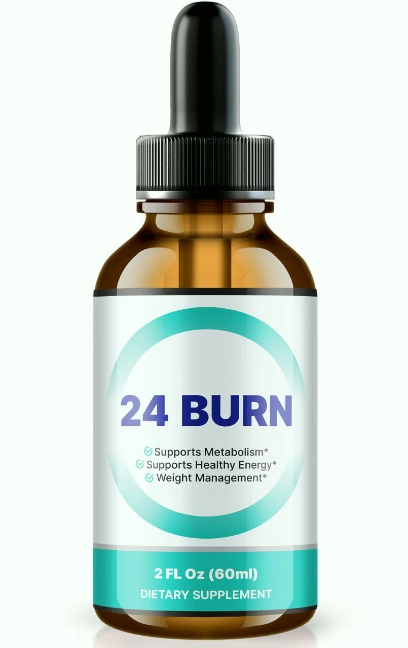 24 Burn Weight Loss Drops for Burning Excess Fat & Boosting Energy (30 Servs.)