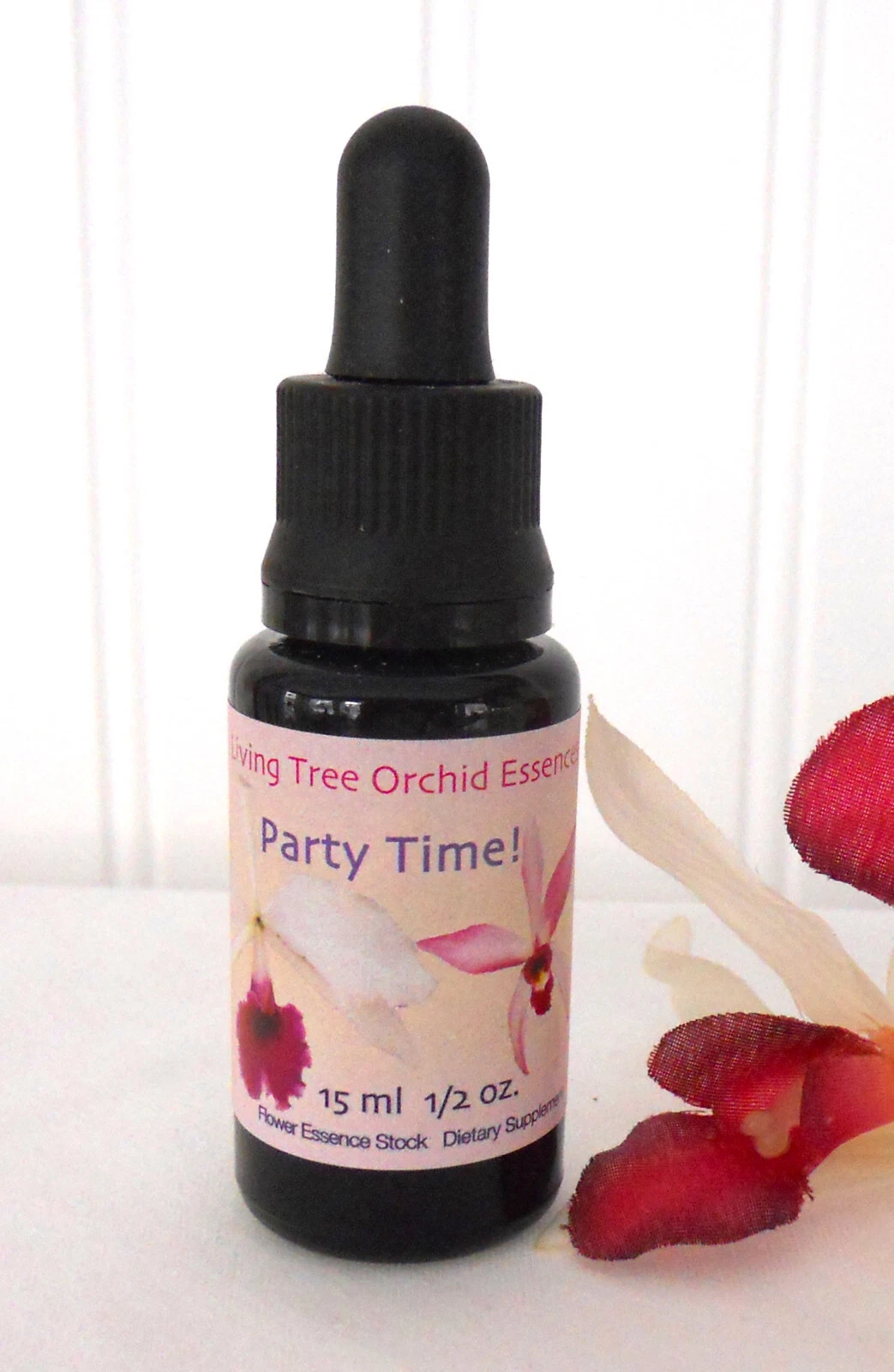 Living Tree Orchid Essences PARTY TIME 15 ml 1/2 oz Acts on Chakras