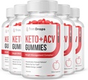 5-Trim Drops Keto ACV Gummies, Weight Loss, Fat Burner, Appetite Suppressant-300