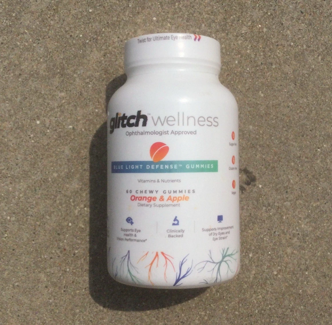 Blue Light Defense Vitamins for Eyes 60 Gummies - BB 8/2025 NEW GLITCH Wellness