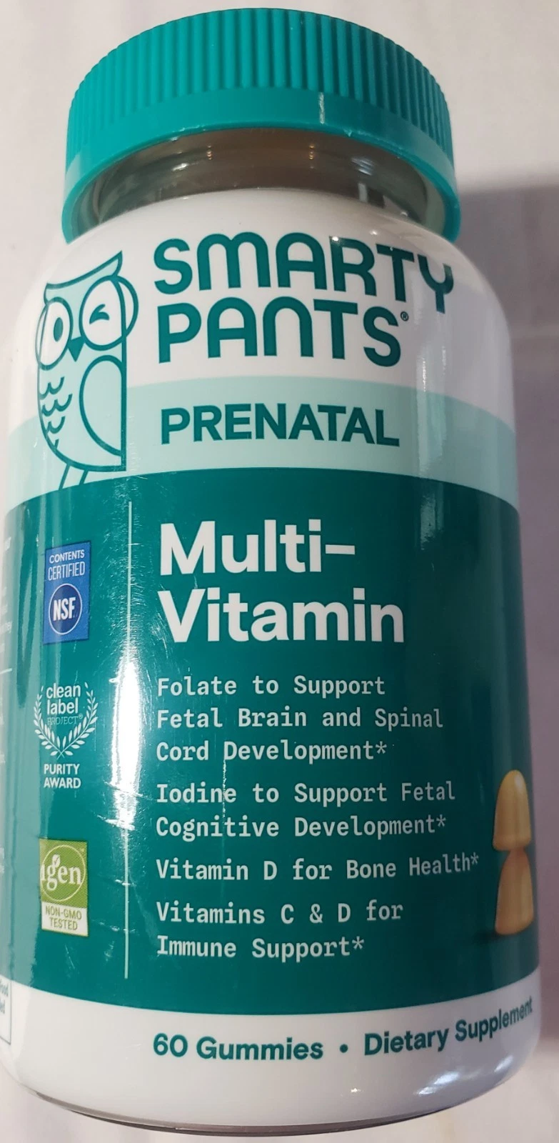 SmartyPants Prenatal & Postnatal Multi Gummies - 60ct Exp: 10/2025