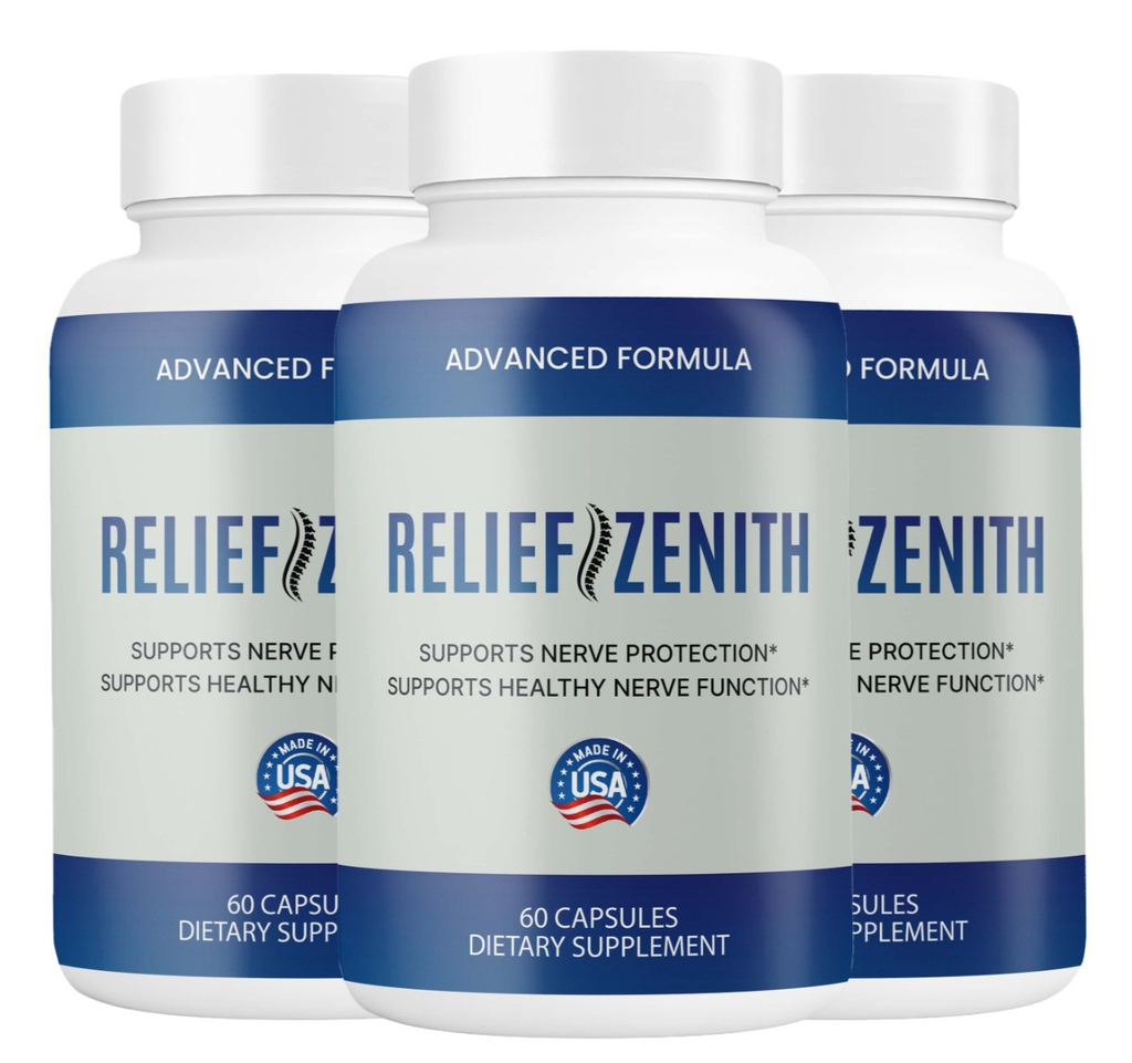 (3 Pack) Relief Zenith Capsules, ReliefZenith Advanced Formula for Nerve Health