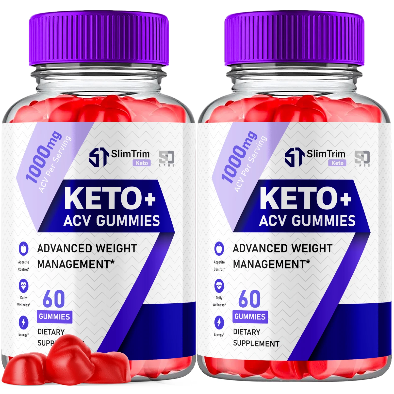 SlimTrim Keto Gummies Support Weight Goals, Daily Balance & Energy (2 Pack)