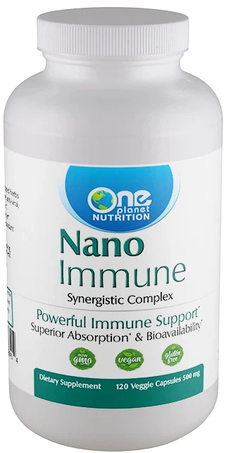 One Planet Nutrition Nano Immune Capsules - 500 mg (120 Count)