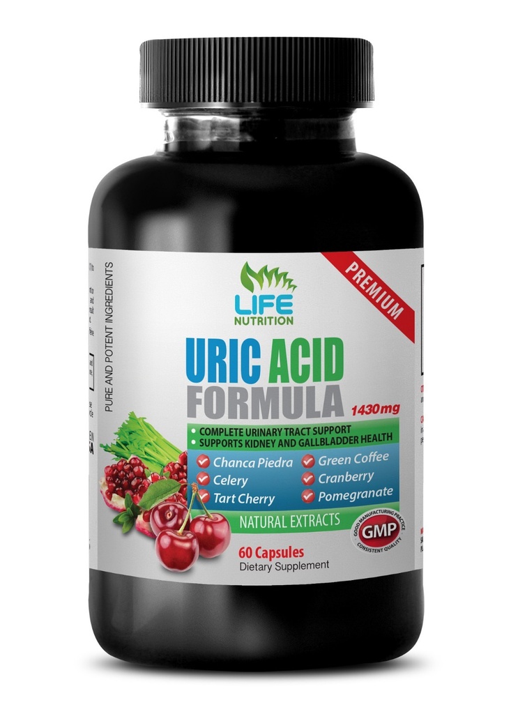 cherry extract - Uric Acid Formula 1430mg (1) - vitamin b-6 supplement