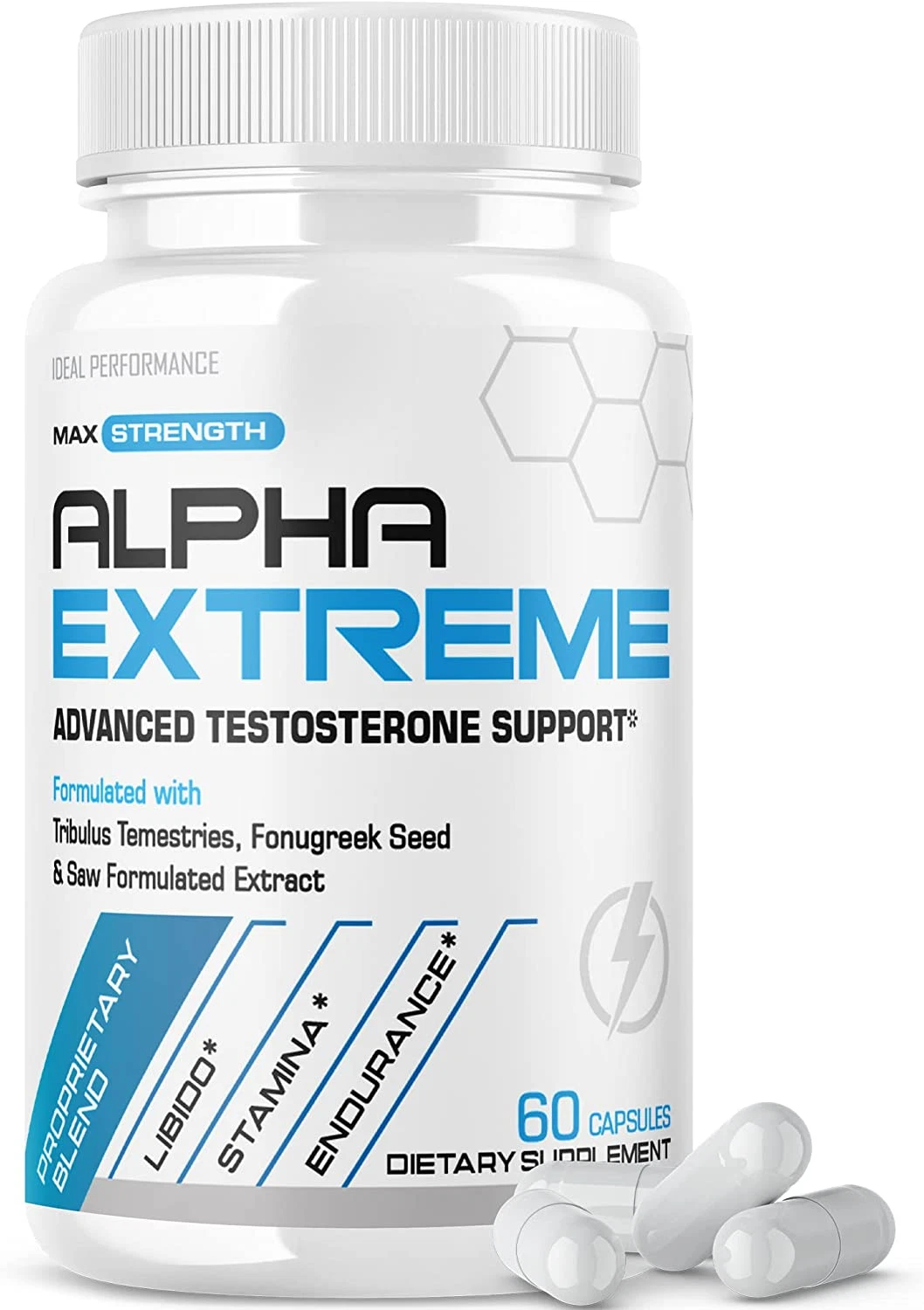 Alpha Extreme Pills Advanced Support Supplement (60 Capsules)