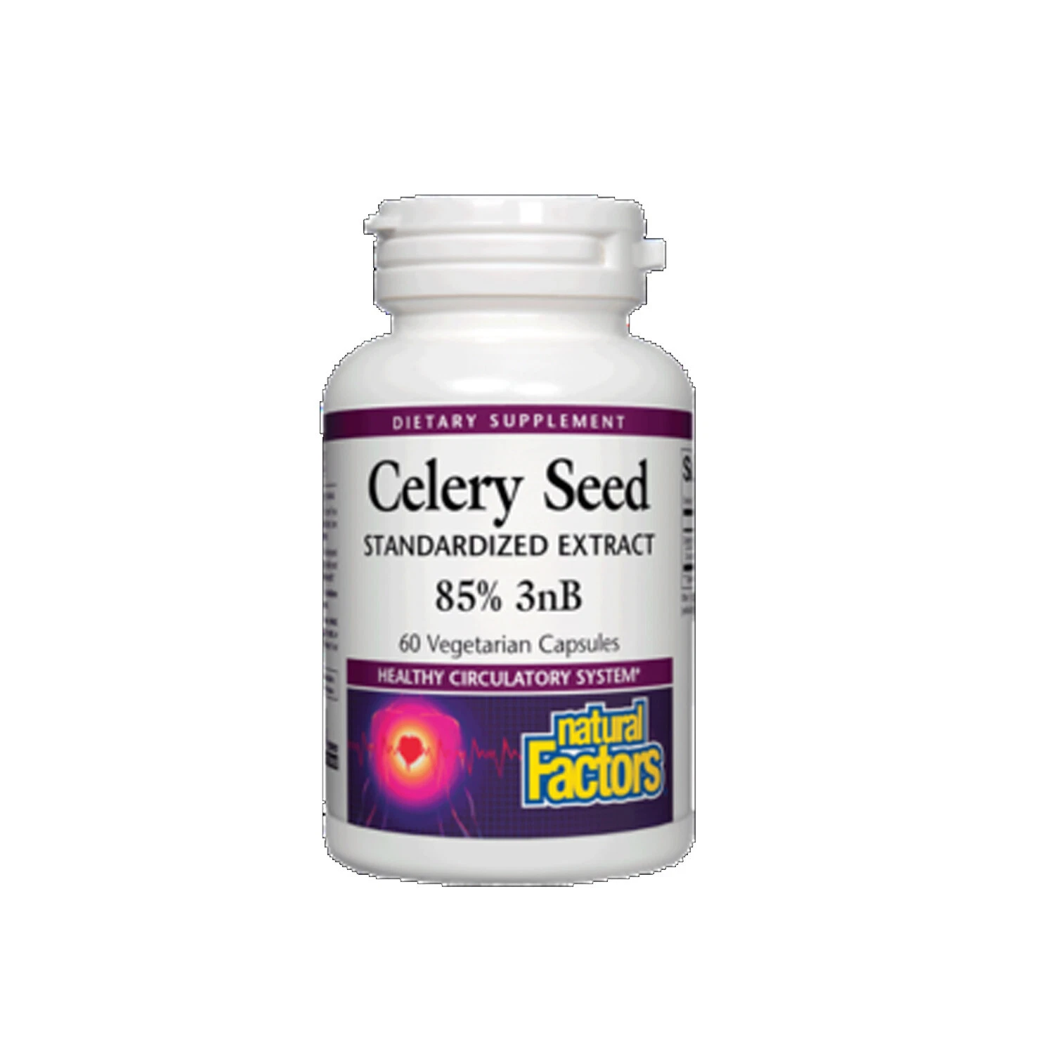Natural Factors Celery Seed Extract, 60 Vegetarian Capsules