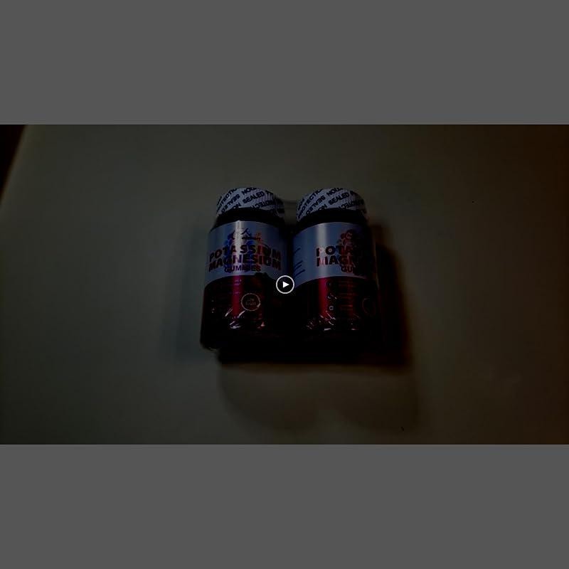 Potassium Magnesium Gummies Potassium Citrate 99mg Magnesium Citrate 250mg 60