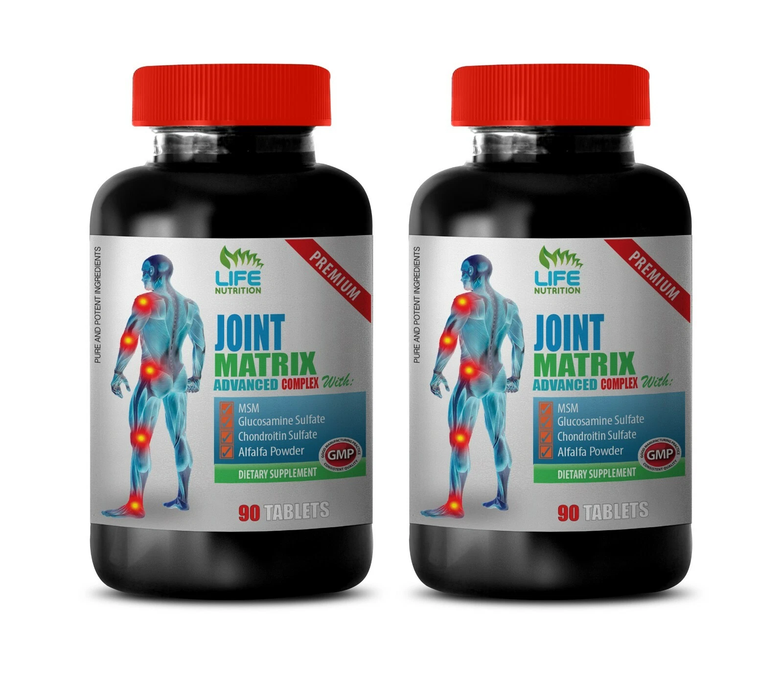 joint lubrication supplement - JOINT MATRIX - msm bulk powder 2 Bottles