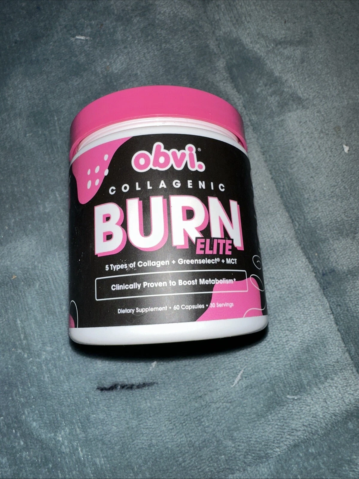 Obvi Collagenic Burn Elite, Thermogenic Weight Loss 60 Capsules New