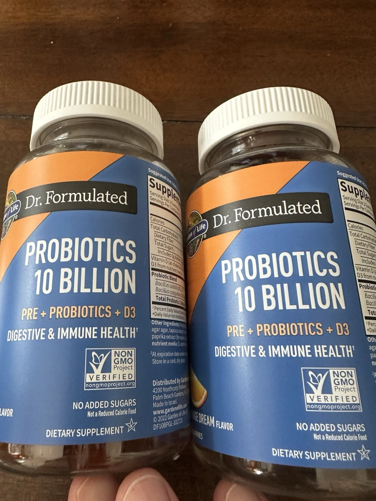 Garden of Life Dr Formulated Probiotics Gummies Orange Dream 10 Billion 2/26 2x!