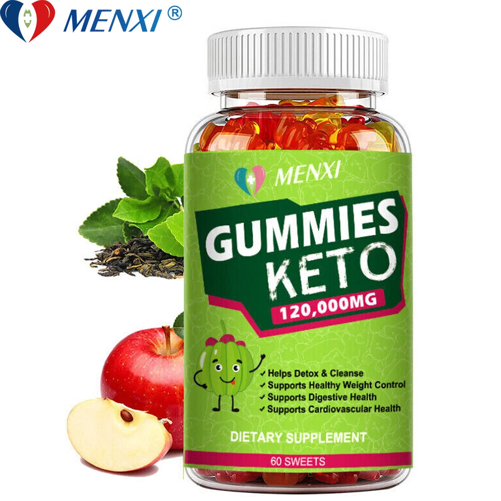 Keto ACV Gummies 120,000mg Advanced Apple Cider Vinegar Weight Loss 60 Gummys